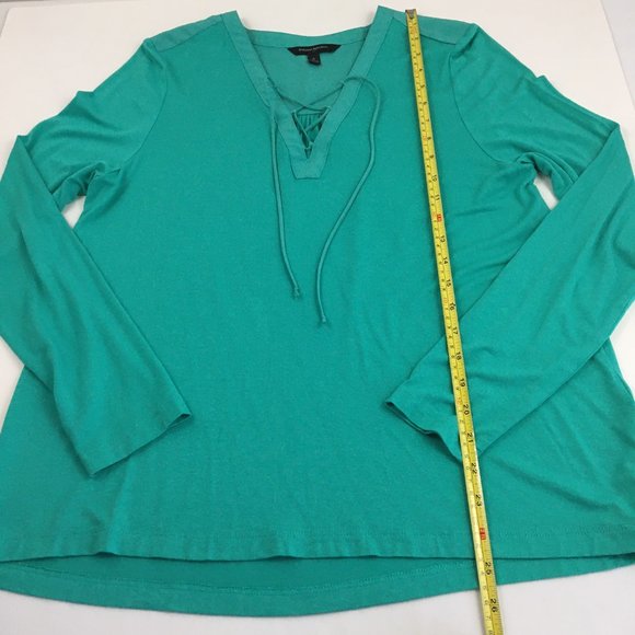 Banana Republic Popover Lace Up Blouse - Picture 9 of 9